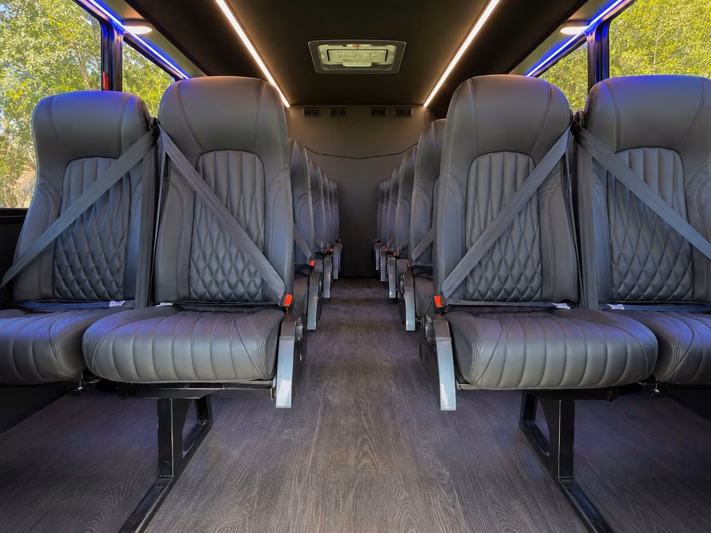18 passenger minibus inside