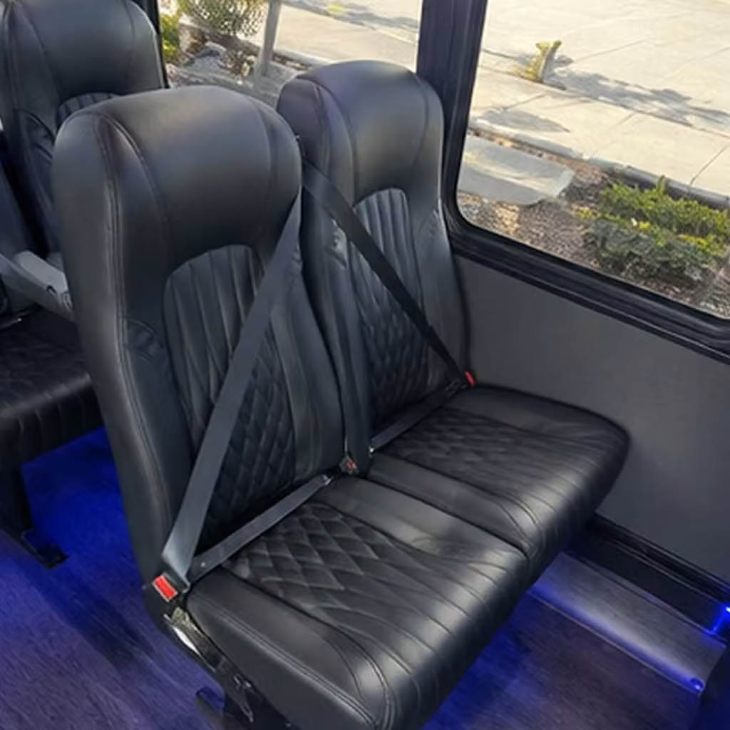 28 passenger minibus inside
