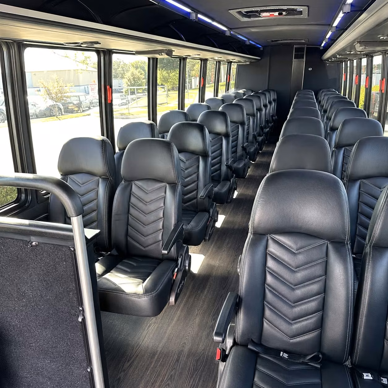 30 passenger minibus inside