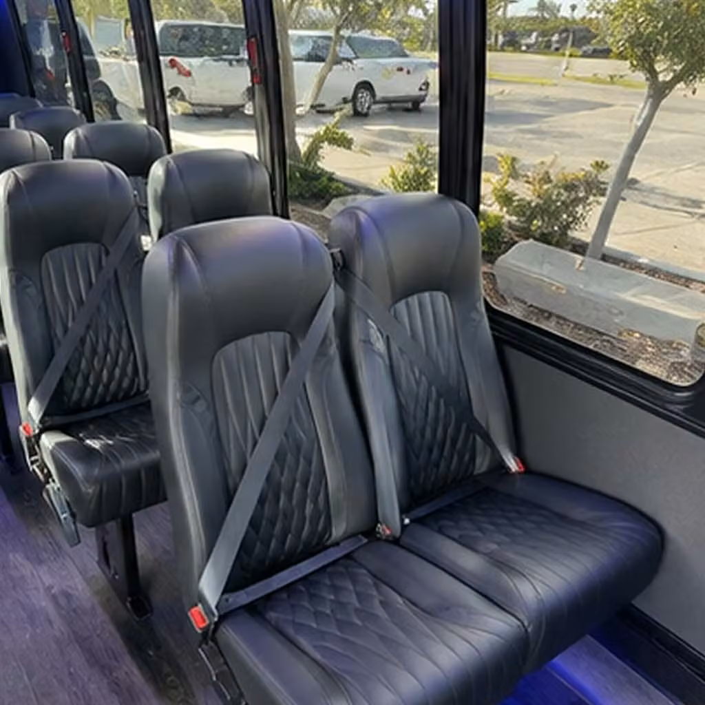 35 passenger minibus inside