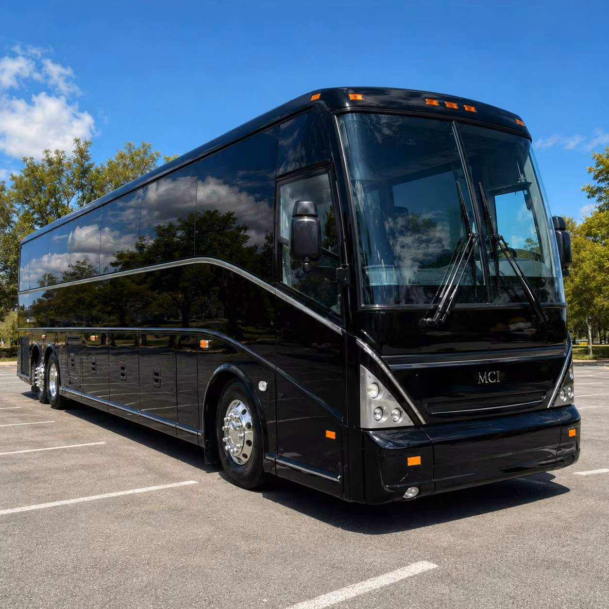 concert bus rentals in edison