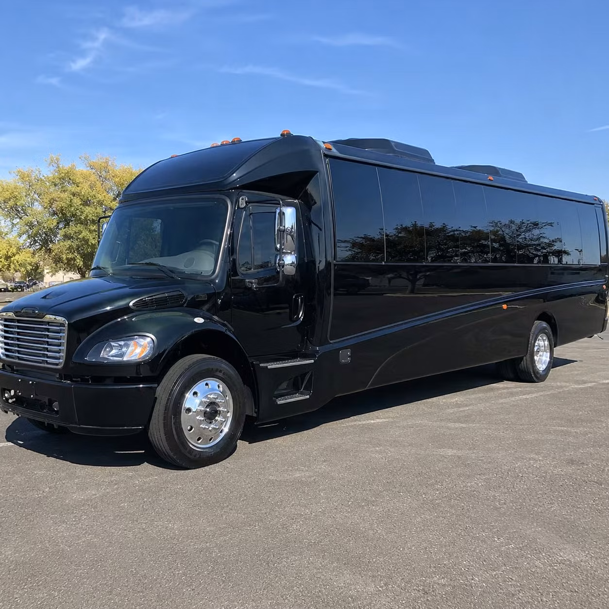 get a minibus or charter bus that matches your edison wedding s style and guest count