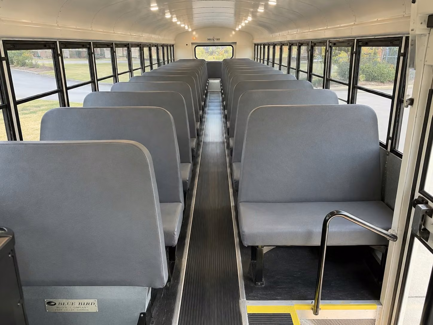 school bus interior